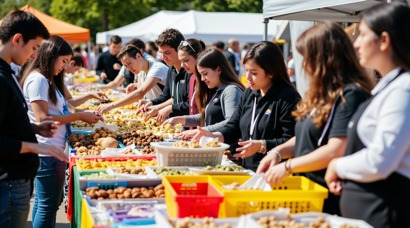 Food Stall at Sports Event